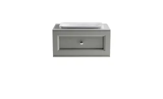 Тумба с раковиной Astra-Form Классик 4631177715440 70 см серый матовый